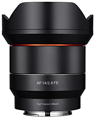 Samyang SYIO14AF-E 14mm F2.8 Full Frame Auto Focus Lens per Sony E-Mount, Nero