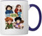 Spreadshirt Robin Hood Tuck Marian Robin Little John Tasse Zweifarbig, One size, Weiß/Kobaltblau