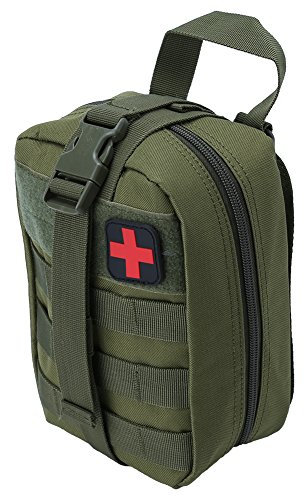 taktische erste hilfe tasche,Erste Hilfe Tasche Leer Medizinkoffer,Erste Hilfe Leer Taschen Notfallmedizin Tasche Outdoor Notfall Medizinische Überleben Behandlung Tasche für Reise Cam Sport Home(Grün