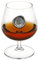 English Pewter Company 14.5oz Brandy Cognac Snifter Glass with Monogram Initial - Personalised Gift with Your Choice of Initial (M) [MON213]