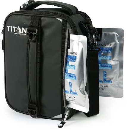 Titan by Arctic Zone Arctic Zone Titan 5-54135-01-0E Sac à déjeuner isotherme extensible haute performance, polyester, noir