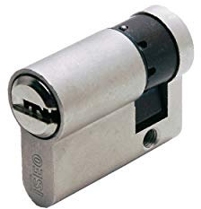 Art. 880960109 MEZZO CILINDRO SAGOMATO R6 di sicurezza Nichelato Antitrapano - L - 70 - A - 60 - B - 10