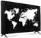 kwmobile Dust Cover for 65 TV - Flat Screen TV Protector - Travel Outline White/Black