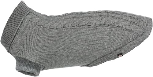 Trixie Kenton Pullover, Größe S: 40 cm, Grau-Braun, Pullover, Caps