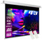 ESMART Expert CSX Deckeneinbau-Leinwand 255 cm Bild 203 x 152 cm (100) 4:3 | Infrarot Fernbedienung | Trigger-Steuerung | Heimkino elektrische Beamer Motor Projektions-Leinwand