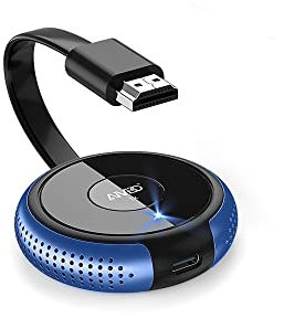 Transmisor HDMI inalámbrico, Wireless HDMI Transmitter, Solo Contiene TX (TX - Azul)