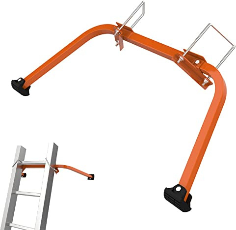 Ladder Stabilizer for Roof, Roof Hook Kit, Extension Ladder Standoff Stabilizer for Gutters, Load Capacity, 375 Lbs, Prevents Slipping, Removable Gutter Ladder Stabilizers