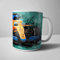 KK Automotive - Taza de cerámica F1 Car Racing Cift, diseño de coche de F1, diseño de coche F1, regalos de Fórmula 1