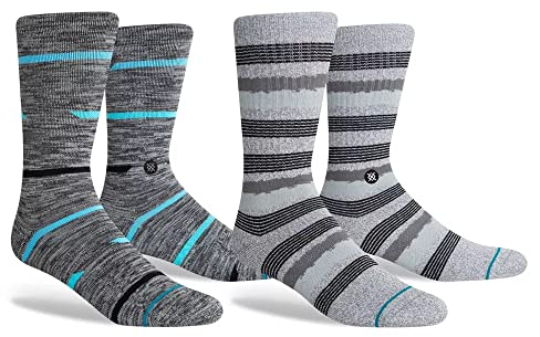 Stance - Crew Socks - Wade Collection - 2 Pack (Styled, Groß)