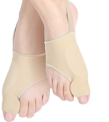 AOOTUERL 2 pièces élastique et doux Hallux Valgus Hammer Toe Protection Chaussettes Universelle Ecarteur d'Orteils en Silicone