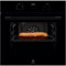 Electrolux OEF5H50BK Four multifonction 59,5 cm avec vapeur 72L Nettoyage Aqualisis Classe A Verre noir