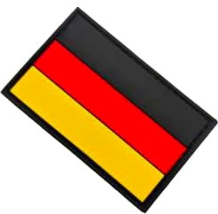 Pandiui23 Patch Deutschland, PVC Militär, Rechteckig, Patch, 1 Stück