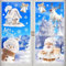 Ventdest Fensterbilder Weihnachten Selbstklebend, 9 Blatt Weiß Fenstersticker Weihnachten Kinder Schneeflocken Fensterbilder für Winter Weihnachtsdeko