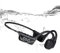 Wasserdichte Kopfhörer Schwimmen lPX8 Knochenschall Kopfhörer Bluetooth 5.4, Unterwasser Kopfhörer Wasserdicht Schwimm with 32 GB MP3 Player Schwimmen für Sport Schwimmkopfhörer Wasserdicht (Schwarz)