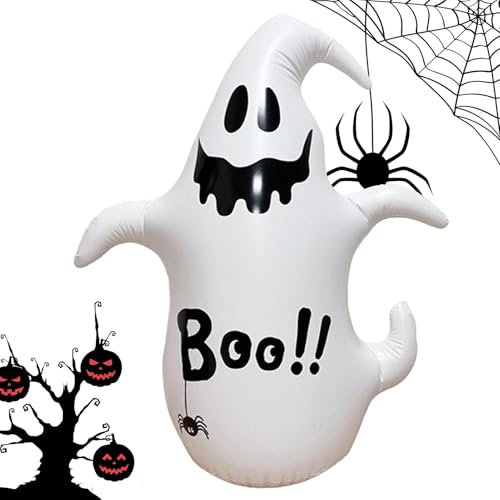 fanelod Halloween-Hüpfburgen, Gartendekorationen,Halloween-Hüpfburgen-Dekoration - Yard-Schlauchboote, Ornamente | Beleuchtete PVC-Halloween-Dekoration für den Hof, PVC-Dekoration für