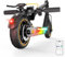 Monopattino Elettrico Adulto Pieghevole, 10'' Scooter Elettrico Controllo App, Batteria 36V 15Ah, Motore da 500W, Autonomia 35-45 KM e Carico Massimo 120 KG, Doppia Frenata, Giallo