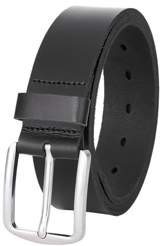 VRLEGEND Gürtel Herren Ledergürtel Echt Leder Jeansgürtel Herrengürtel 3.8cm Mit Geschenkbox