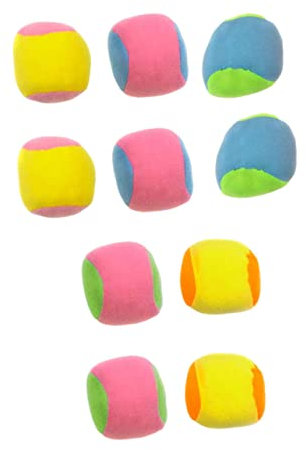 Vaguelly Saugbälle Kinder 10 Stück Klebriges Spielzeug Weiches Wurf Und Fangballspiel Für Outdoor Party Spielen
