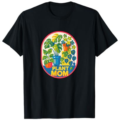 Pianta Mamma illustrazione Pothos Monstera Piante d'appartamento amanti Maglietta