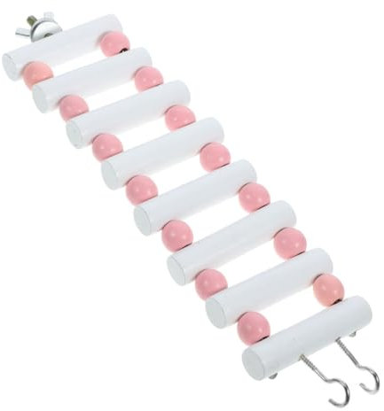 DRESSOOS Holz Leiter Plattform Für Hamster Kleintier Klettern Spielzeug Käfig Zubehör Natürlich Und Sicher Hergestellt Für Chinchillas Und Ratten