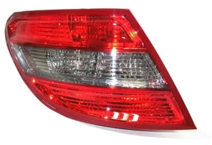 KUANDEDIAN Auto Rücklicht Rückleuchten für Benz W204 2008-2010, LED Heckleuchte Baugruppe Links/Rechts Wasserdicht Bremslicht Signal Lampe Ersatz Zubehör,A/Left