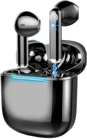Générique Écouteurs sans Fil Bluetooth 5.4 avec réduction de Bruit, IPX7 Écouteurs Étanches Sportifs, Microphone intégré,3D Stéréo HiFi (Noir)