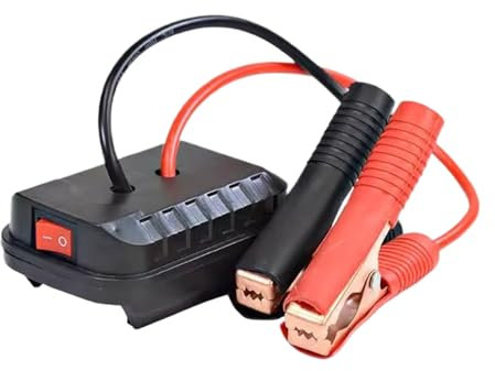 Car Starter, Battery Booster, Portable 18-21v Adapter Inverter Jump Pack Compact Power Supply, Automotive Crisis Kit Reliable Outdoor Use, Starter for RV Roadside Travel, 3.15inch