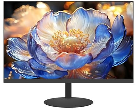 24 Inch Curved Gaming Monitor 75Hz 1ms MPRT, FHD 1080P VA Panel, AMD FreeSync, 300cd/m² Brightness, 120% sRGB, Frameless Design, Low Motion Blur, Eye Care, HDMI & DisplayPort, VESA Wall Mount, Black