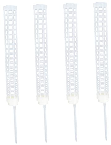 POPETPOP 2 Series Columnas De Soporte para Plantas Trepadoras De Plástico con Base Estacas para Jardín para Plantas Monstera Y Glicinia 4 Piezas*2