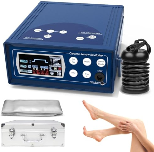 Ionic Fußbad Detox Maschine mit Heizgurt und LCD-Bildschirm für Zuhause und Spa