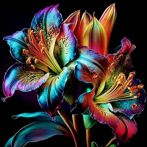 Selten lilium-Rhizom, Winterhart Mehrjährig, Pflegeleicht, Kein Gießen erforderlich, Schnell-Wachsend, Atemberaubende Gartendekoration-10 Rhizom-I