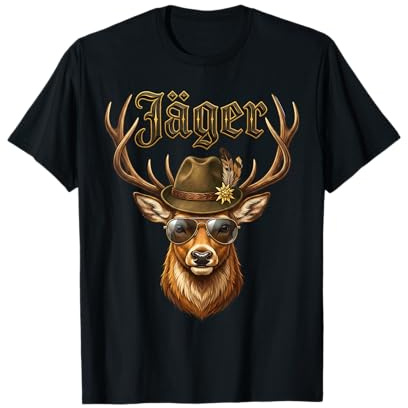 Jäger Kostüm Karneval Fasching Jagd T-Shirt
