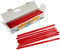 Durable Klemmschiene A4, für circa 30 Blatt, Packung à 50 Stück, rot, 293003