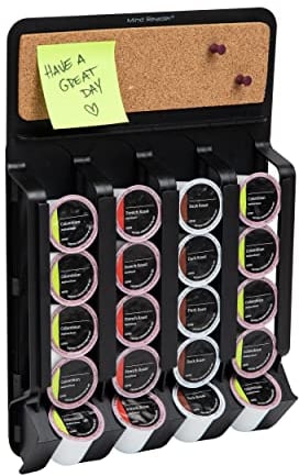 Mind Reader WMNT-BLK Mounty Porta capsule di caffè 10.71 W x 15.75 H Nero/Sughero