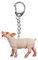 Miniblings Schwein Schlüsselanhänger Schweinchen Ferkel Bauernhof - Handmade Modeschmuck I I Anhänger Schlüsselring Schlüsselband Keyring