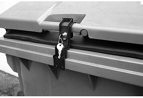 Müllcontainerverschluss, 1100 Liter für Sulo, Runddeckel schwarz