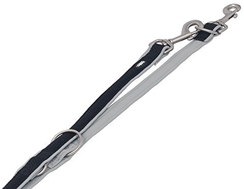 Nobby Führleine Mesh Preno, grau L: 200 cm, B: 20/25 mm, 1 Stück