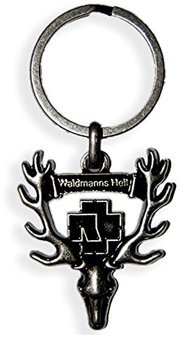 Rammstein Schlüsselanhänger Waidmanns Heil metallic, Offizielles Band Merchandise