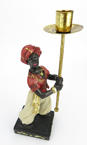 clever-deko Kerzenleuchter Kerzenständer Armleuchter Kolonialstil MOHR Sarotti einarmig einflammig