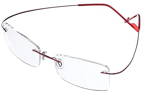 Rongchy Super Licht Titan Kurzsichtig Kurzsichtige Myopie Arbeitsbrille -0,50 bis -6,00 Stärken Männer Frauen Mode Randlose Kurzsichtig Brillen