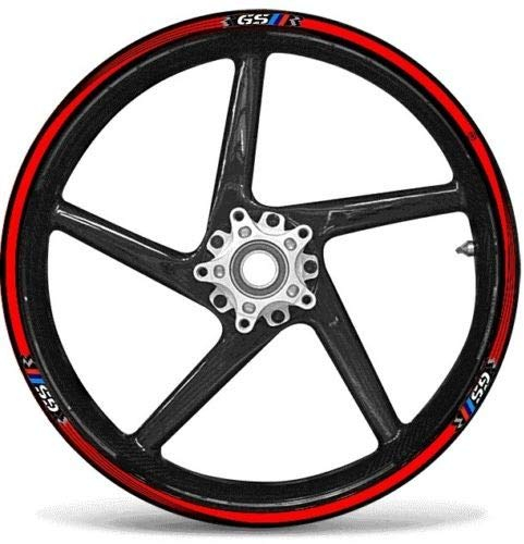 labelbike - Aufkleber Streifen Motorradfelgen Räder 17 und 19 Schutz-Kit kompatibel mit BMW GS Aufkleber Tuning Rallye