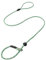 Dog & Field Pro Trialler Slip Lead, Green. 1.2m Rope Slip Lead For Dogs With Push Button Stopper, Easy To Slip On, No Collar Or Harness Needed. Thin Slip Lead For Dogs (Green)