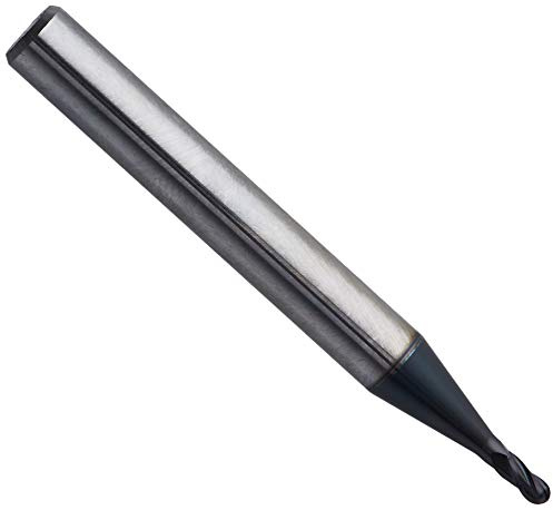 Karnasch 3064860200055 Fresadora Metal Duro De Radio De 3D, Rockwell Cutter, 2Mm Diámetro De Corte, 4Mm Longitud De Corte, 55Mm Longitud, 6Mm Diámetro Del Vástago