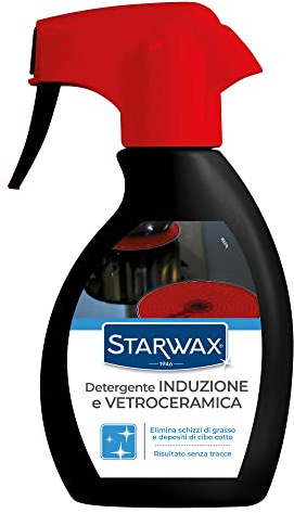 STARWAX Detergente piani cottura induzione e vetroceramica, Spray, 250ml