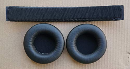 Fascia per la testa + cuscinetti auricolari parti di riparazione per cuffie Razer Kraken 7.1 Chroma & Kraken Forged & Kraken Pro & Kraken USB & PewDiePi (fascia per la testa) (parola verde)