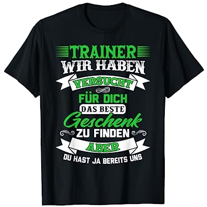 Fußballmannschaft & Fußballverein Geschenkideen Co-Trainer Trainer Fußballtrainer T-Shirt Schwarz S Klassische Passform U-Ausschnitt Halbarm Sommer