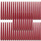 Deli Supplies Dinner Party Christmas Table Decor Bistro Candles Non Drip Tapered 9” 24cm Tall Taper Candle 7 Hour Burn Time Smokeless and Dripless Quality Wax (Burgundy, 50)