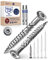 Vis de terrasse 5x40 acier inoxydable V4A Vis Torx 5mm d'épaisseur 1000 vis à bois Torx 40mm de long vis en acier inoxydable durci y compris 2x embouts Torx