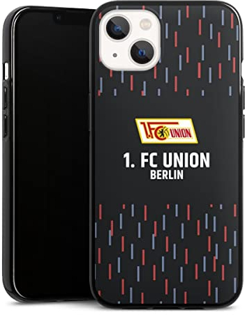 Silikon Hülle kompatibel mit Apple iPhone 13 Case schwarz Handyhülle 1. FC Union Berlin Trikot Bundesliga