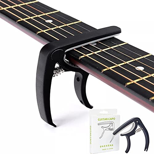 Cejilla Guitarra,Cejilla Guitarra para Guitarra,Cejilla Guitarra Capo,para Guitarra Eléctrica Acustica Folk Ukelele Bajo Instrumento Aleación de Aluminio